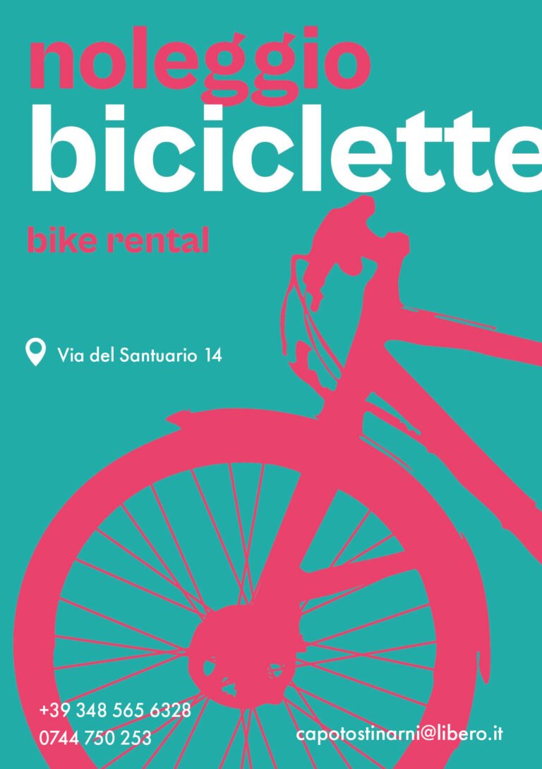 Noleggio biciclette Narni Gole del Nera Capotosti