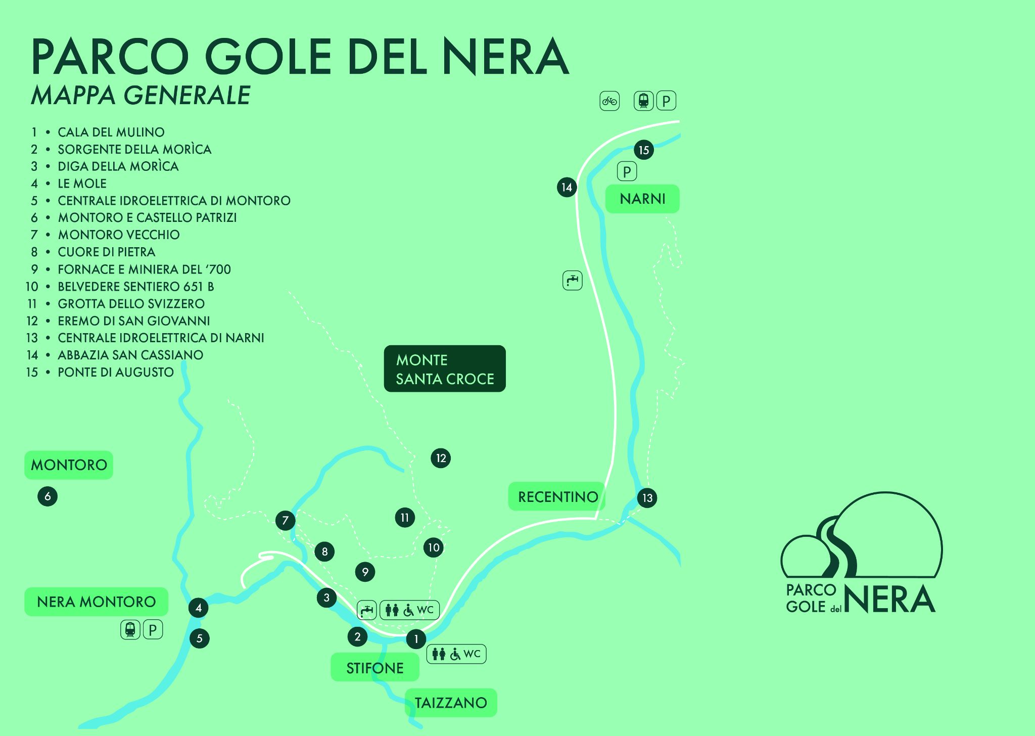 mappa parco